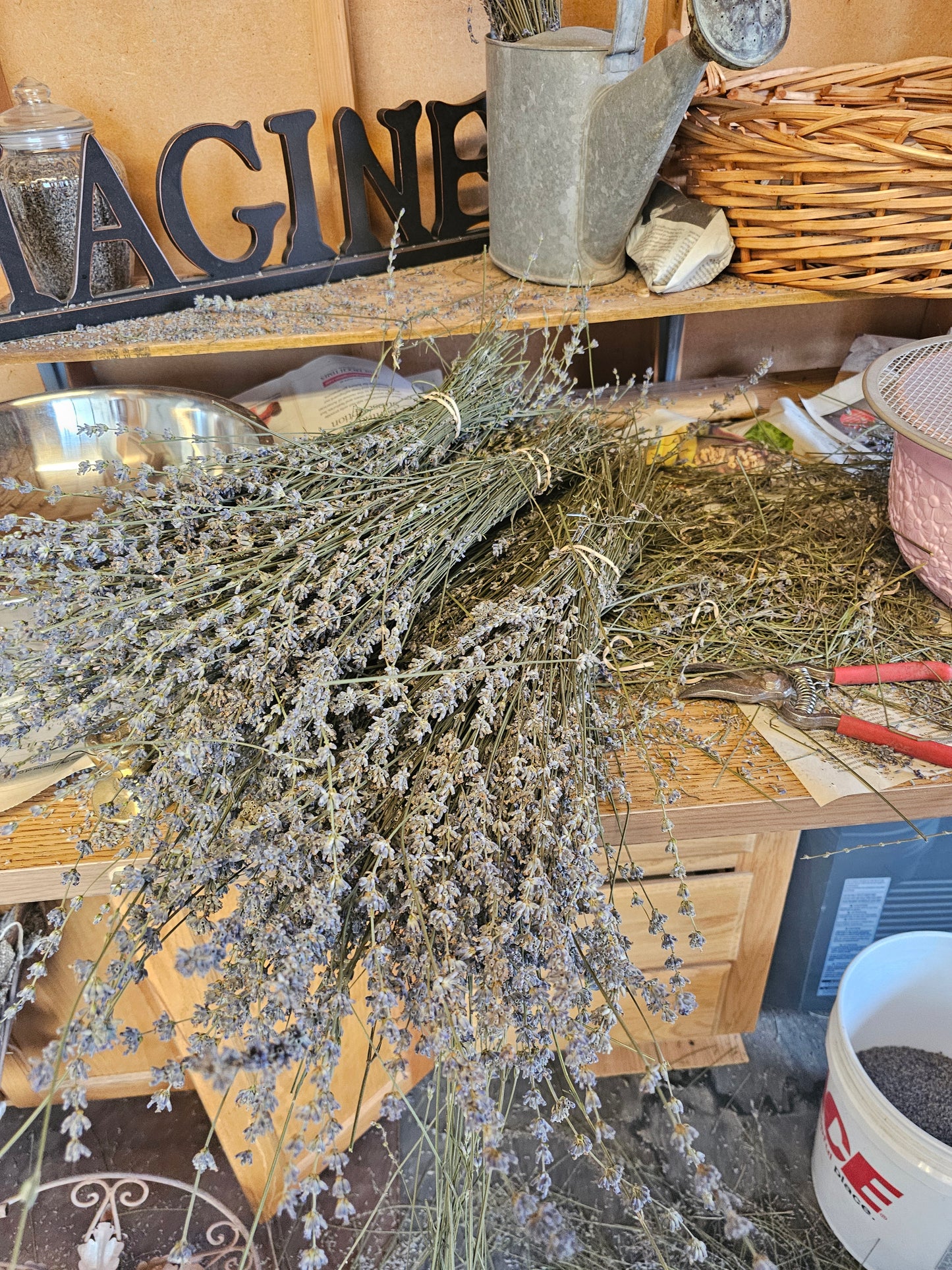 Organically Grown Dried Lavender Buds - 1 Gal 14.4 oz
