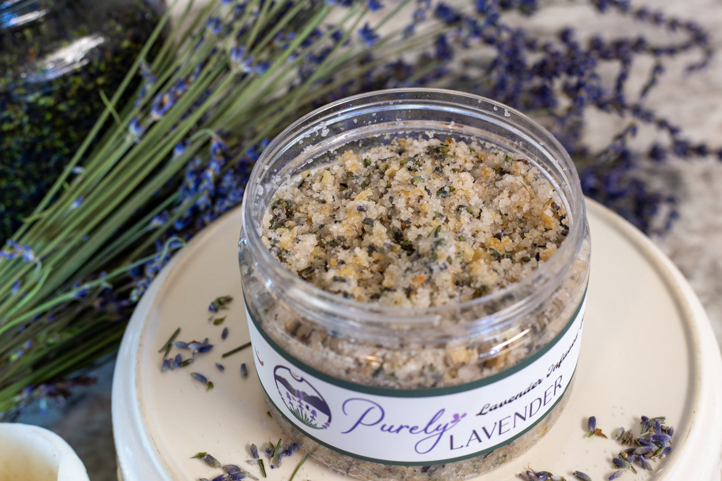 2 oz Lavender Body Scrub/Bath Salt