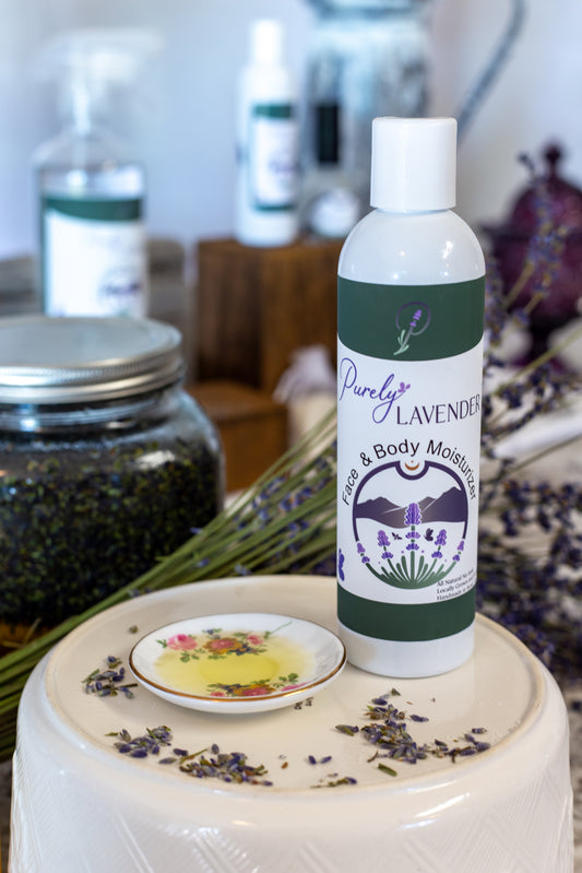 8 OZ Lavender Face & Body Moisturizer