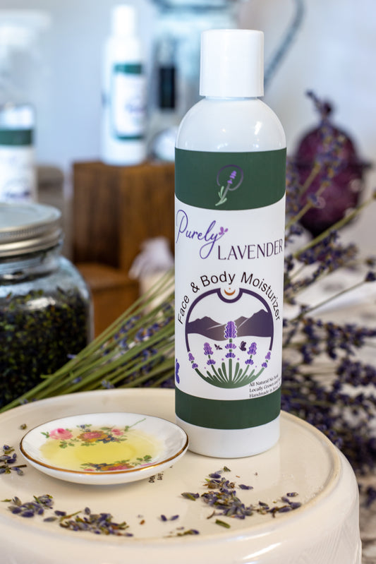 8 OZ Lavender Face & Body Moisturizer