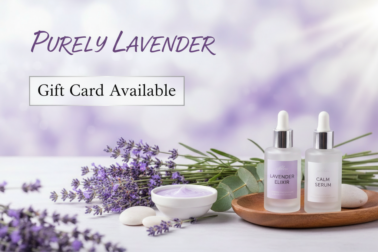 Purely Lavender Gift Card Banner