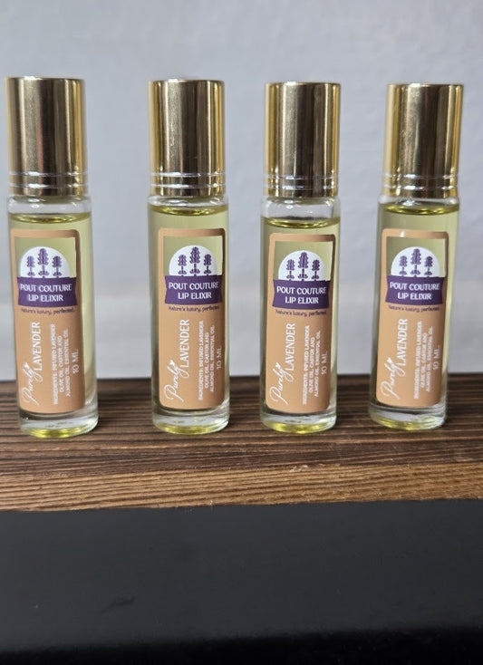 Pout Couture Lip Elixir, Purely Lavender, 10 ml