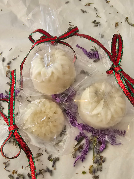 Small  Lavender-Infused Shea Butter Soap