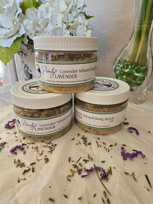 12 OZ Lavender Body Scrub